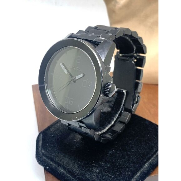 Nixon Men's Watch The Corporal Take Charge Quartz Black Dial Stainless Steel - Picture 2 of 14